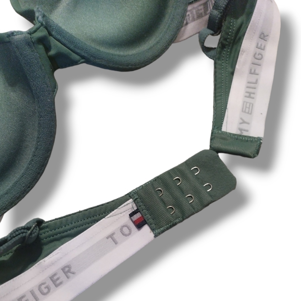 Tommy Hilfiger | Micro Push-Up Bra | Size 34B | Sage | NWOT - Picture 5 of 14